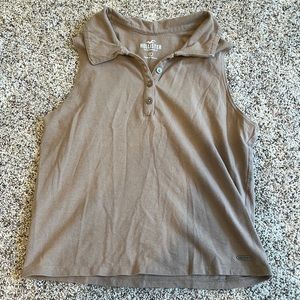 Hollister Collared Tank Top
